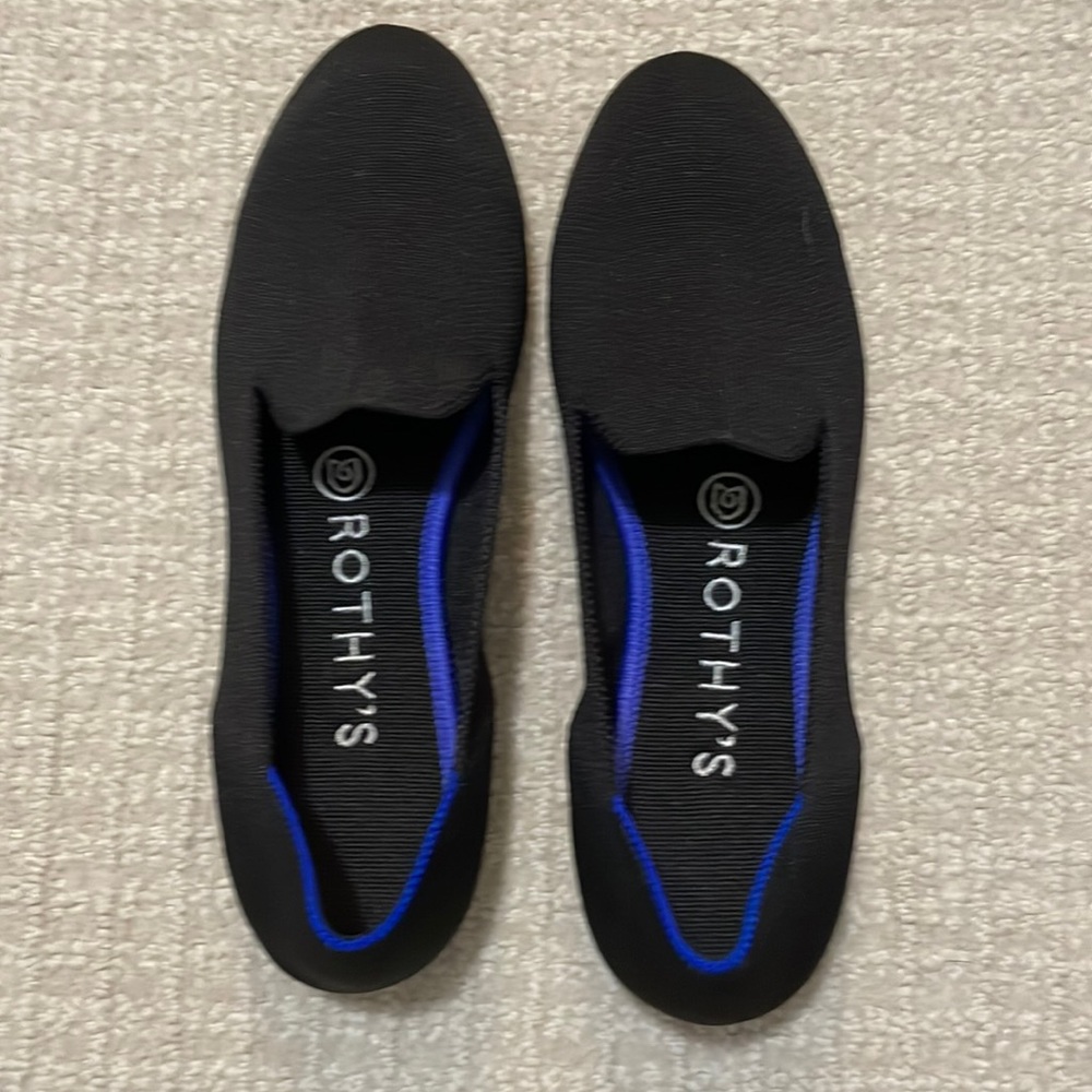 Rothy’s black loafer 6 1/2